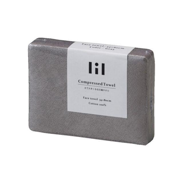LIL1075 GY　フェイスタオル
